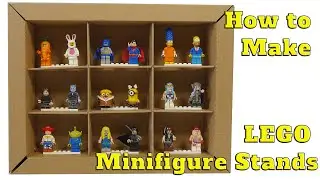 DIY LEGO minifigures display stand