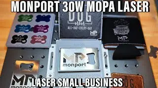 Elevate Your Engraving with Monport 30W MOPA Fiber Laser 🔥 | Review & Demo