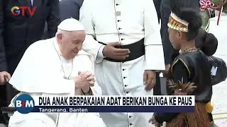 Dua Anak Indonesia Dapat Cenderamata Berupa Rosario dari Paus Fransiskus - BIM 03/09