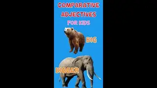 Comparative Adjectives For Kids | Talking Flashcards