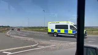 Police convoy!