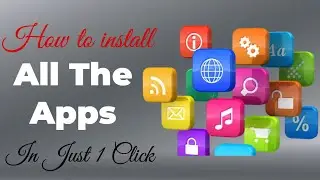 How to install all your required apps in your laptop and computer in just one click?