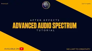 After Effects - Advanced Audio Spectrum with No plugin