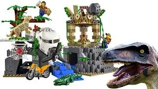 Лего Сити Джунгли СТАНЦИЯ ИССЛЕДОВАТЕЛЕЙ 60161 Поиск сокровищ Lego City Jungle Exploration 60157