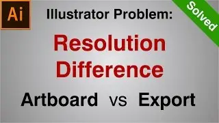 Export Resolution Problem | Illustrator Crash Solved | Illustrator Tips & Tricks Tutorial