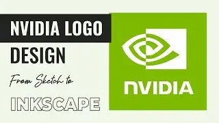 NVidia Logo Design in INKSCAPE with Spiro Path