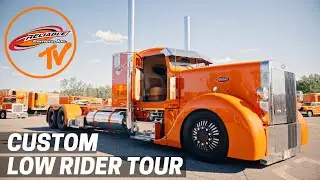 Exclusive Tour of "Rock Bottom"  95 Custom Low Rider Peterbilt Reliable Carriers | RCI Cribs S2 E10