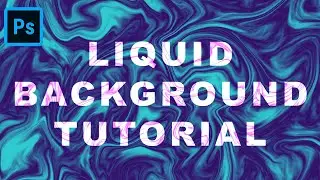 How to make a Liquid texture background in the Photoshop Ep.3 | Photoshop Tutorial