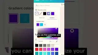 WOW! You can now apply gradients to shapes in Canva!