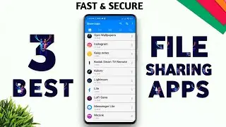 3 Best FILE SHARING Apps For Android 💥🔥 || File Sharing App