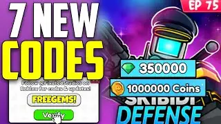 *NEW* ALL WORKING CODES FOR SKIBIDI TOWER DEFENSE IN 2024! ROBLOX SKIBIDI TOWER DEFENSE CODES