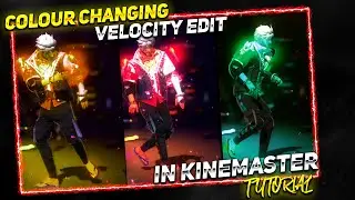 Free fire velocity edit tutorial ⚡|How to make free fire velocity edit in kinemaster.