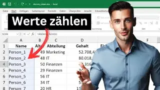 Excel Werte zählen mit ZÄHLENWENN und ANZAHL-Funktion [mehrere Kriterien, nicht leere Zellen]