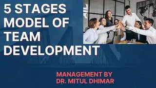 Tuckmen 5 stages model of team development / 5 stages of team development in organizational behavior