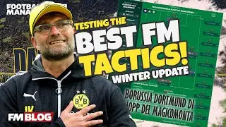 BORUSSIA DORTMUND DI KLOPP | Testing the Best FM24 Tactics | Football Manager 2024