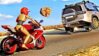 Intense Motorbike Crashes #01 [BeamNG.Drive]