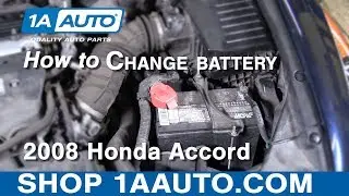 How to Replace battery 08-12 Honda Accord