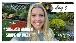 Summer Garden Shape Up is FINALLY DONE! 🙌🏼 :: Summer Garden Maintenance!