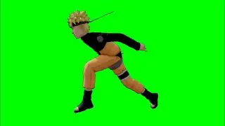 Green Screen Naruto Run video effects