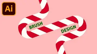 Candy Cane Brush In Adobe Illustrator | How To