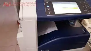 Cách chụp chứng minh nhân dân thẻ id 2 mặt trên 1 mặt tờ A4 trên máy photocopy màu Xerox 7855 7845