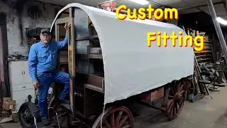 The Steps to Fitting a New Top to the Shepherds Wagon | Engels Coach Shop