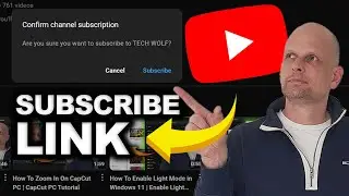 How To MAKE YouTube SUBSCRIBE LINK (Full Guide)