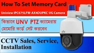 How to Set memory card Uniview IPC675LFW AX4DUPKC-VG Camera