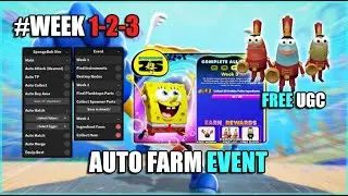 [🪣Free UGC Limited] SpongeBob Simulator Script Hack • Auto Farm Event [Week1-3]