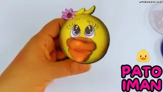 Como hacer un PATO en IMAN de Porcelana Fría 🦆🦆