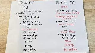 POCO F5 VS POCO F6 - ЧТО ИЗМЕНИЛОСЬ? ПОЛНЫЙ СПИСОК ИЗМЕНЕНИЙ!