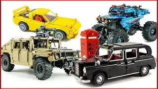 CADA COMPILATION Top 5 Cars - London Taxi - Humvee - Mazda - Speed Build - Brick Builder