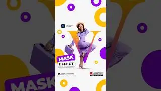 Mask Effect Photoshop Tutorial #photoshop #wejustclick