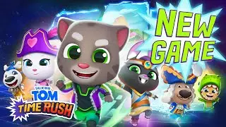 NEW GAME! 🎮🏃💨 Talking Tom Time Rush (Official Launch Trailer)