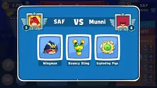 Angry Birds Friends. Star Cup Brawl! SAF vs Munni. Passage from Sergey Fetisov