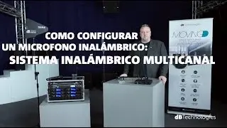 Como configurar un microfono inalámbrico: sistema inalámbrico multicanal (ESP)