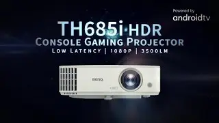 BenQ TH685i | Ultra-Low Input Lag HDR Console Gaming Projector Powered by Android TV