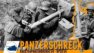 Rare WW2 Panzerschreck Raketenpanzerbüchse 54 - Footage.