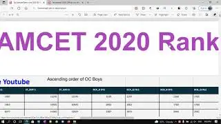 Ap Eamcet Rank wise 2020 cut off By Futurise Youtube rank vs college