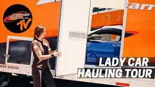 Lady Trucker Hauling Exotic Cars Shares Tour of 1-Car Enclosed Rollback | RCI Cribs S2 E9