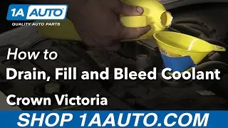 How to Bleed Cooling System 98-12 Ford Crown Victoria