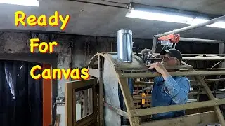 Framing the Stove Pipe - Ready for Canvas! | Engels Coach Shop