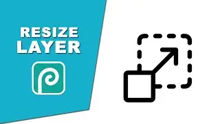 How to resize a layer in Photopea