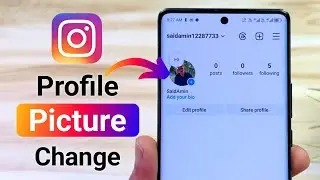 How to Change Instagram Profile Picture | Instagram profile picture change Kaise kare