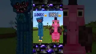 Huggy Wuggy VS Inside Out 2!!! #minecraft #insideout2 #poppy3