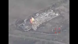 JDAM Strike on Russian Hangar at Tarasivka Airfield