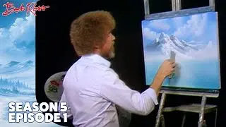 Bob Ross - Mountain Waterfall (Season 5 Episode 1)