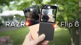 Samsung Galaxy Z Flip 6 versus Motoroal Razr Plus camera test