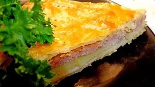 Кубете- Пирог с мясом и картофелем.