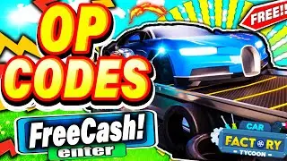 ALL NEW *SECRET CODES* IN ROBLOX CAR FACTORY TYCOON (new codes in roblox Car Factory Tycoon) NEW